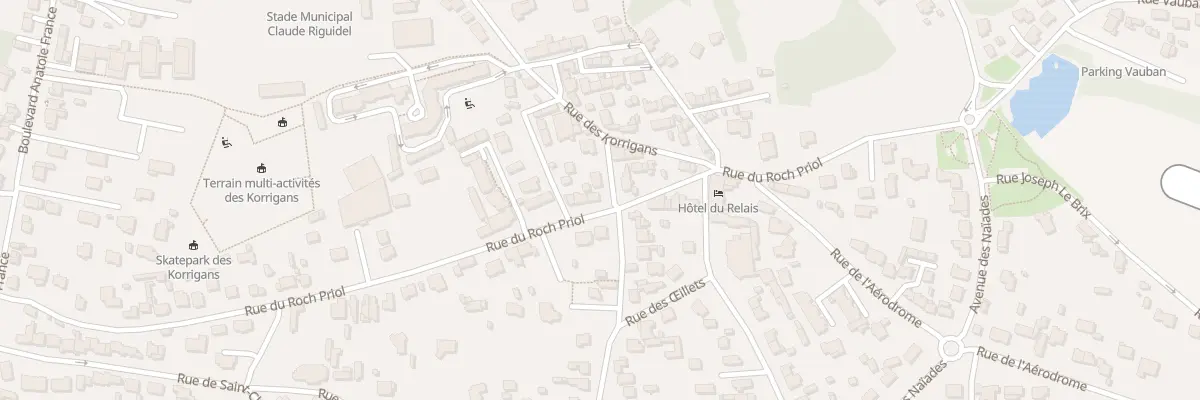 Plan du 51 Rue du Roch Priol à Quiberon
