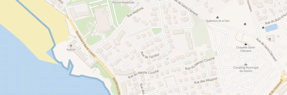 Plan du 12 Rue du Tal-Mor à Quiberon