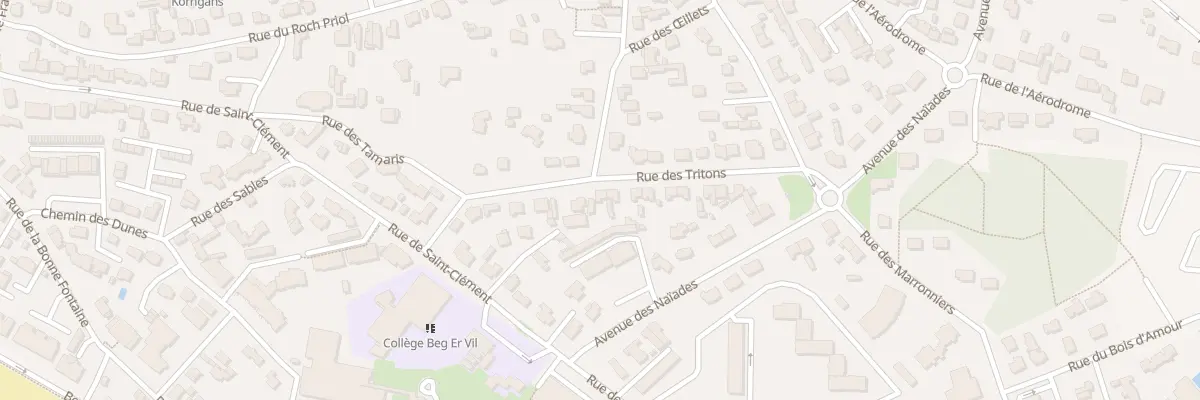 Plan du 12 Rue des Tritons à Quiberon