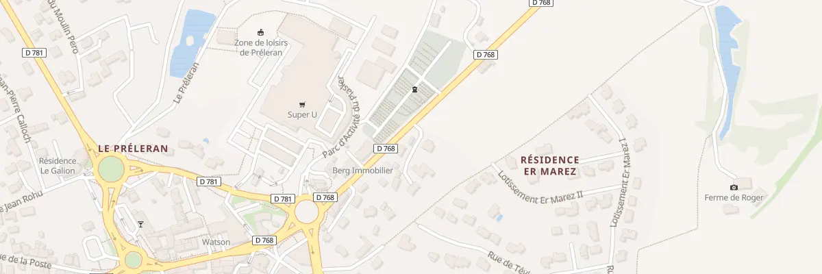 Plan du 23B Av d’Auray à Plouharnel