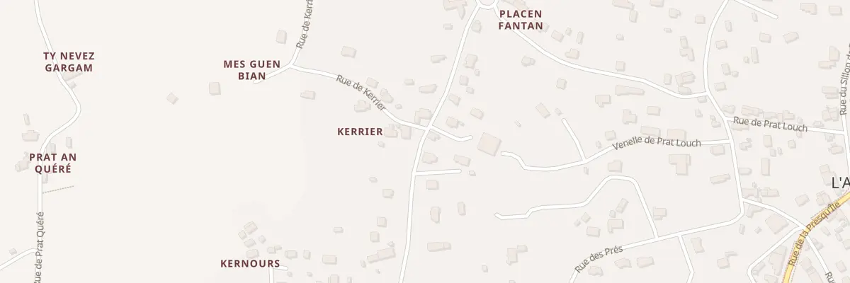 Plan du 18 Rue de Pors Rand à Pleubian