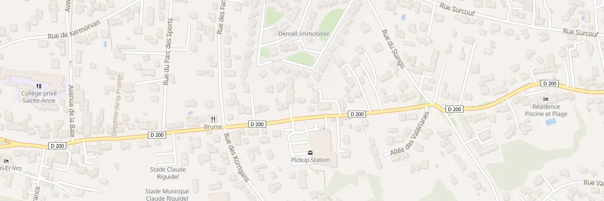 Plan du 95 Rue de Port-Haliguen à Quiberon