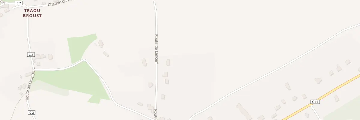Plan du 21 Rte de Lancerf à Plourivo