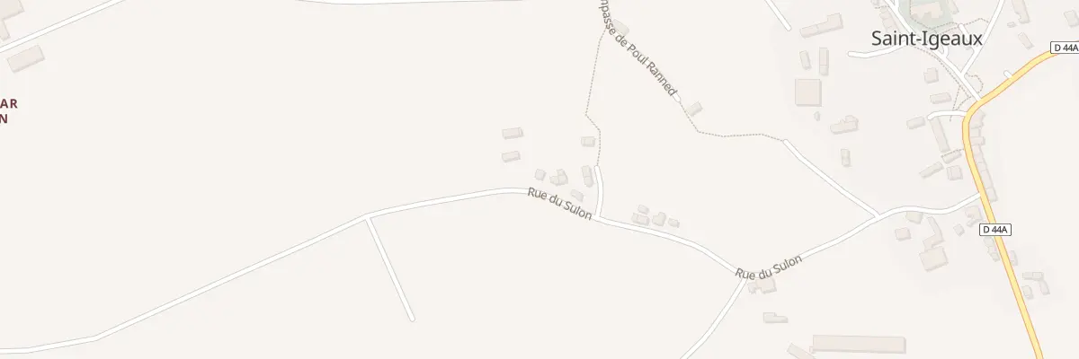 Plan du 14 Rue du Sulon à Saint-Igeaux