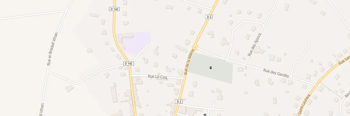 Plan du 22 Rue de la Mairie à Melrand