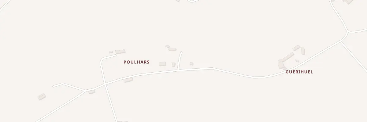 Plan du 10 Poulhars à Cléguérec