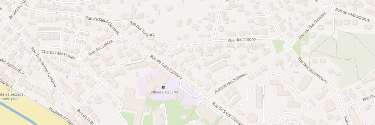 Plan du 43 Rue de Saint Clément à Quiberon
