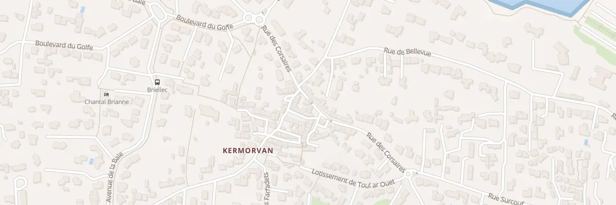 Plan du 12 Rue des Corsaires à Quiberon