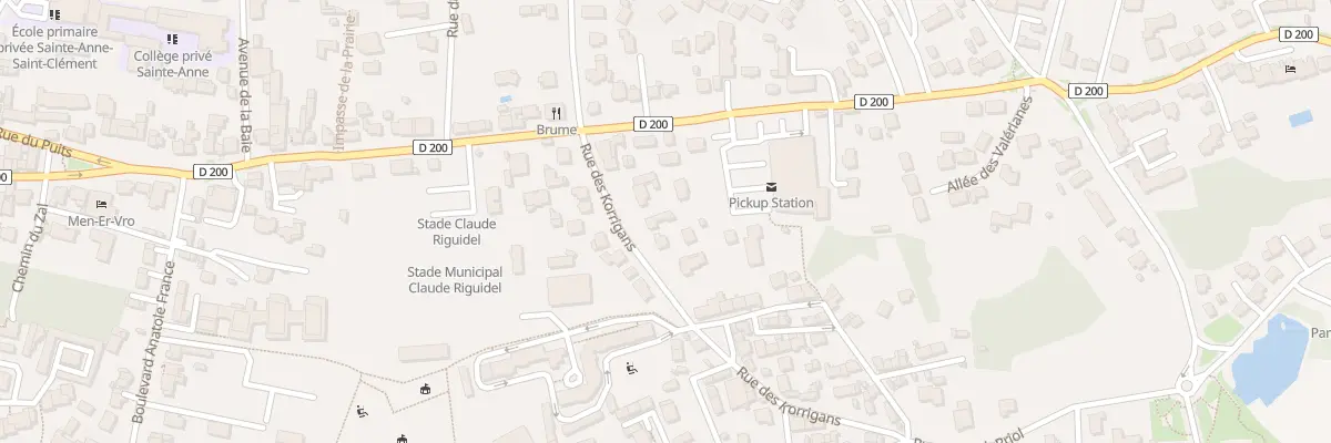 Plan du 7 Rue des Korrigans à Quiberon