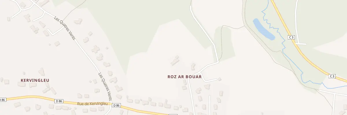 Plan du 2 Rozan Bouard à Saint-Agathon