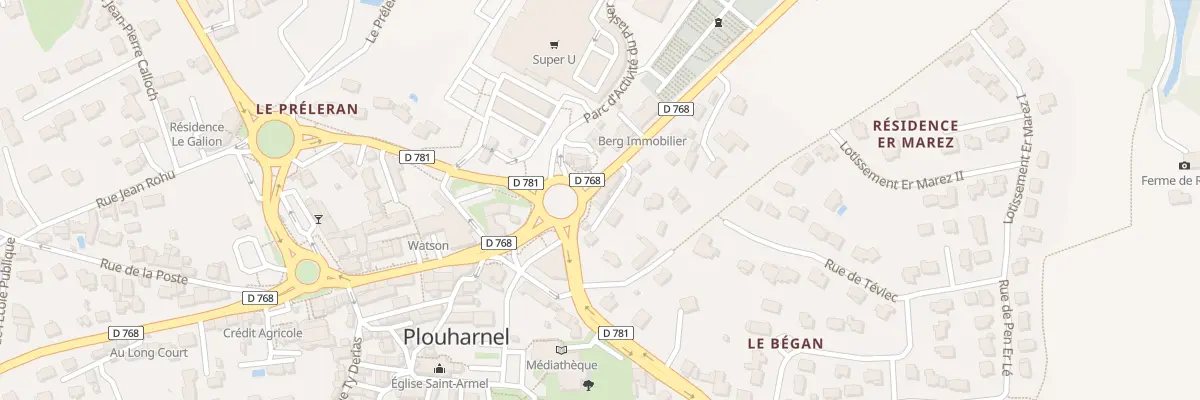 Plan du 7 Av d’Auray à Plouharnel