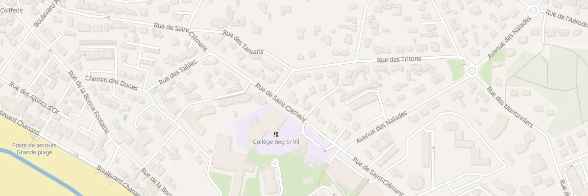 Plan du 39 Rue de Saint Clément à Quiberon