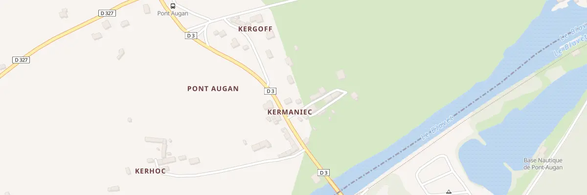 Plan du 5304 Kermaniec à Quistinic