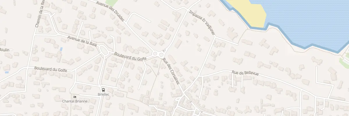 Plan du 3 Rue des Corsaires à Quiberon