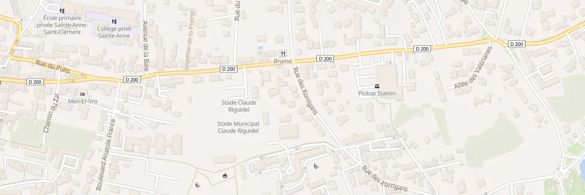 Plan du 6 Rue des Korrigans à Quiberon