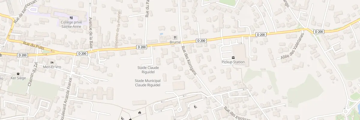 Plan du 4 Rue des Korrigans à Quiberon