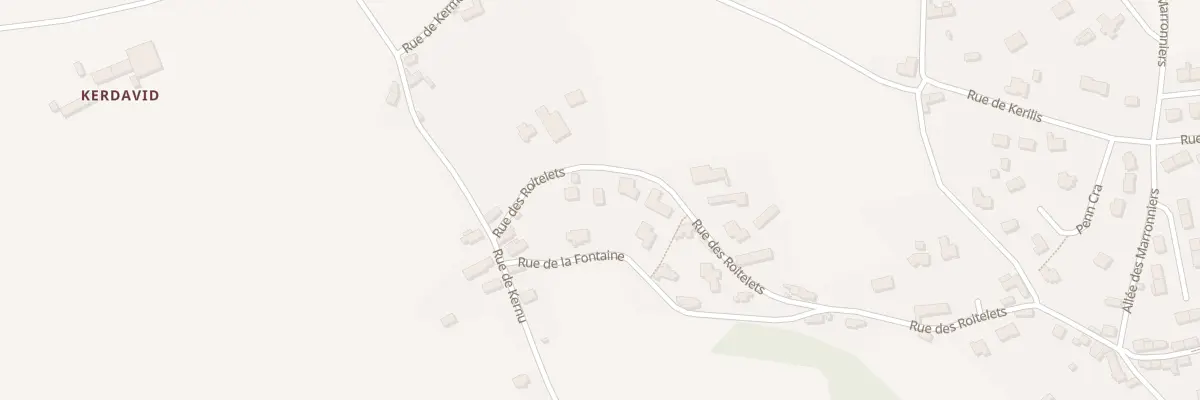 Plan du 25 Rue de la Fontaine à Lézardrieux