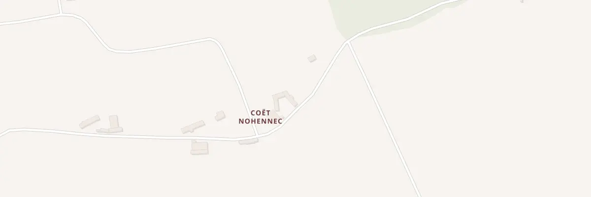 Plan du 3 Coët Nohennec à Cléguérec