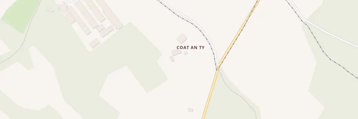 Plan du 2 Coat An Ty à Saint-Agathon