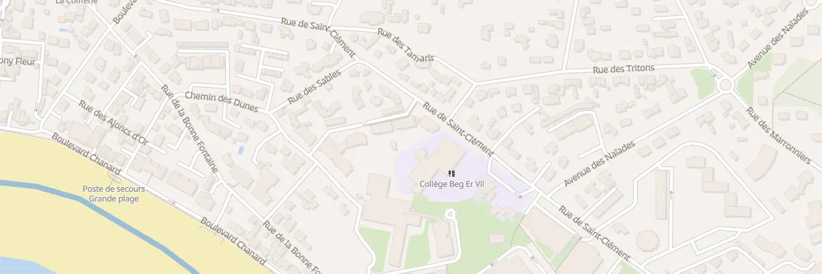 Plan du 22 Rue de Saint Clément à Quiberon