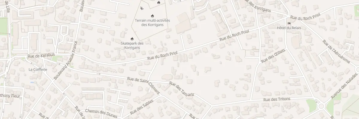 Plan du 32 Rue du Roch Priol à Quiberon