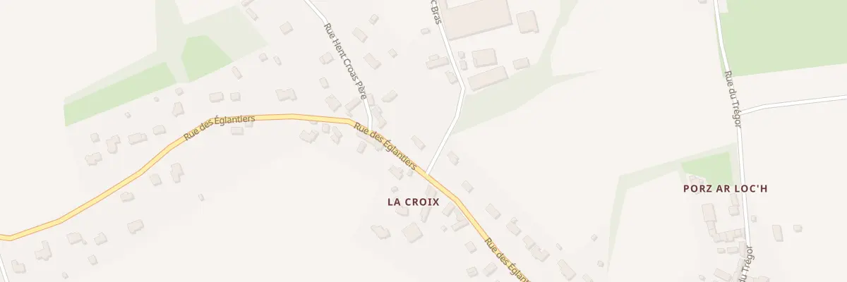 Plan du 25 Rue des Eglantiers à Ploumagoar