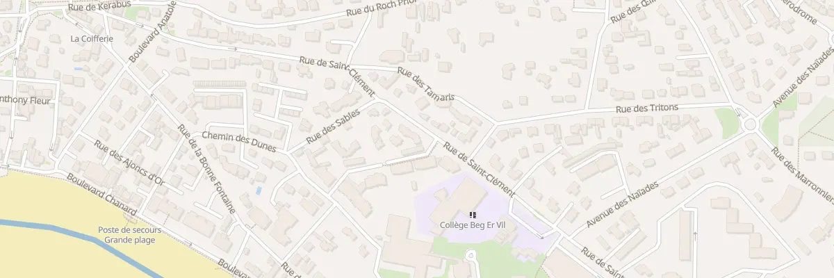 Plan du 20T Rue de Saint Clément à Quiberon