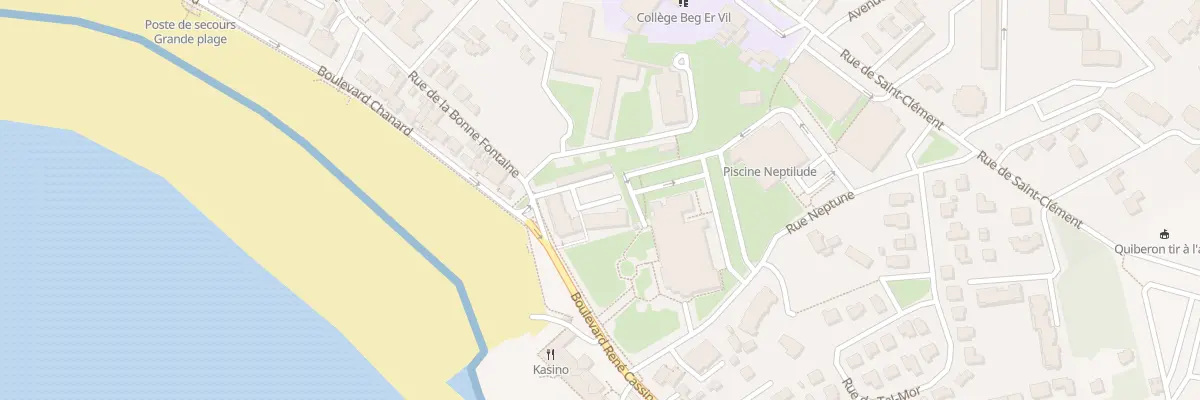Plan du 1 Bd René Cassin à Quiberon