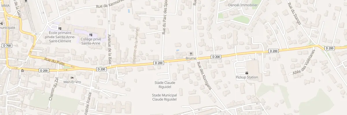 Plan du 69 Rue de Port-Haliguen à Quiberon