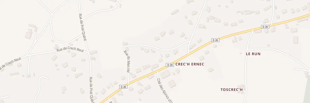 Plan du 1 Rue de Pors Rand à Pleubian