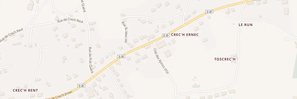 Plan du 38 Rue de Crec’h Ernec à Pleubian