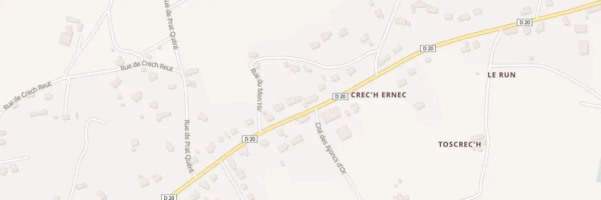 Plan du 43 Rue de Crec’h Ernec à Pleubian