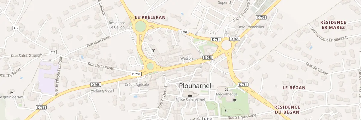 Plan du 5A Av de l’Ocean à Plouharnel