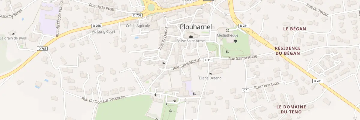 Plan du 8A Rue Saint Michel à Plouharnel