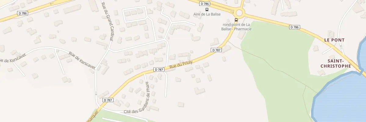Plan du 34 Rue du Prioly à Lézardrieux