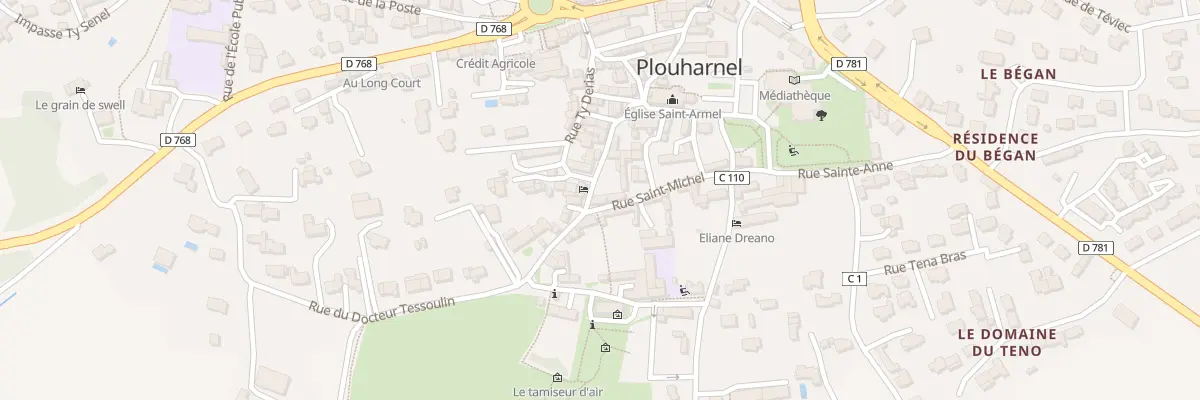 Plan du 2A Rue Saint Michel à Plouharnel