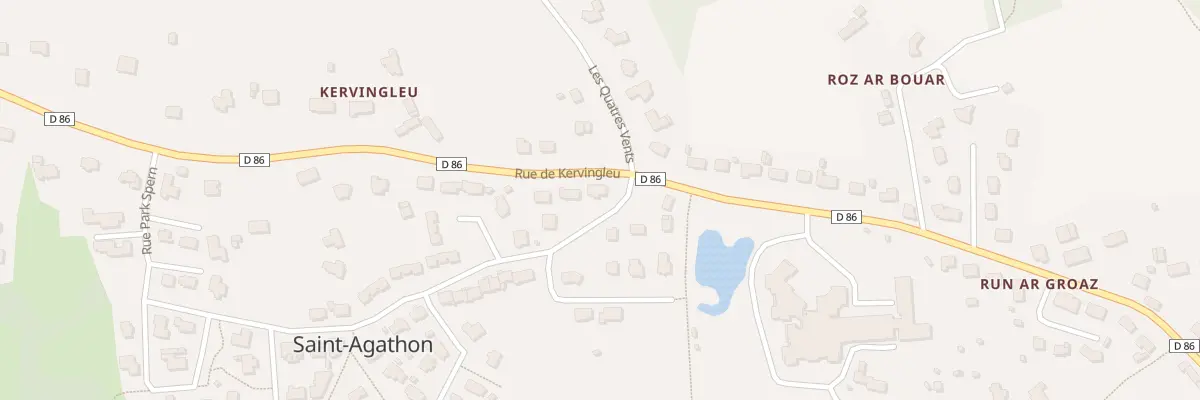 Plan du 1 Lot de Kervingleu à Saint-Agathon