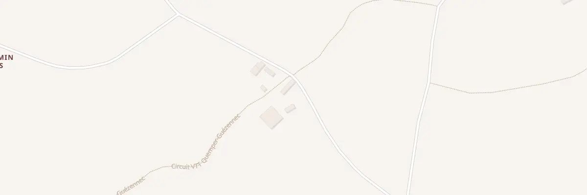 Plan du 1 Kermanchec à Quemper-Guézennec