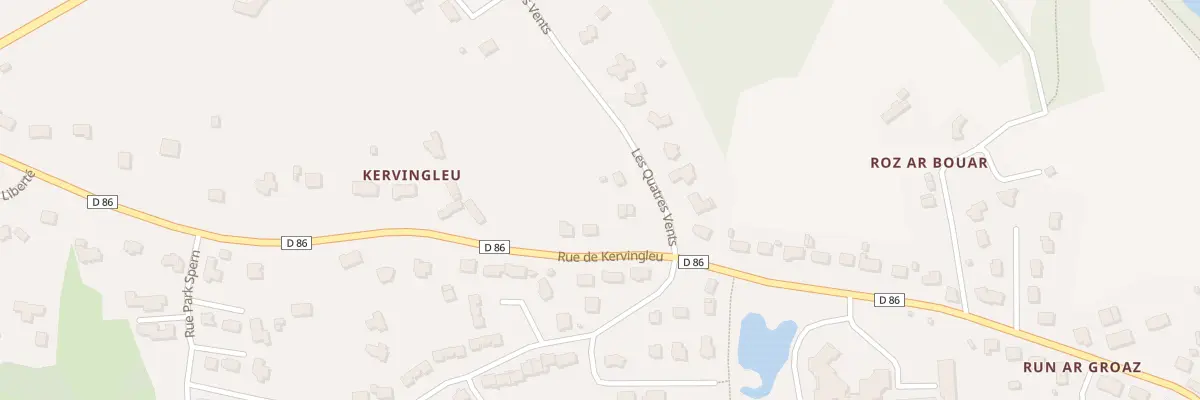 Plan du 4 Rue de Kervingleu à Saint-Agathon