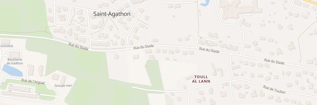Plan du 36 Rue du Stade à Saint-Agathon