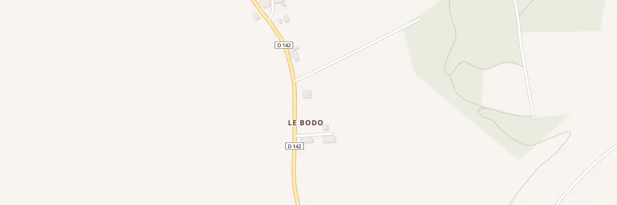 Plan du 6032 Le Bodo à Melrand