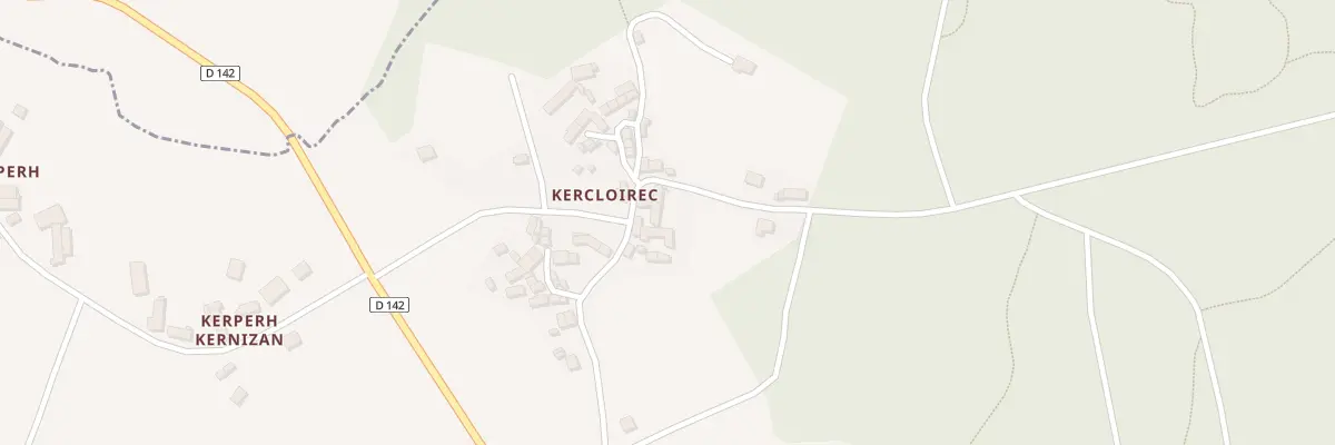 Plan du 20 Kercloirec à Melrand