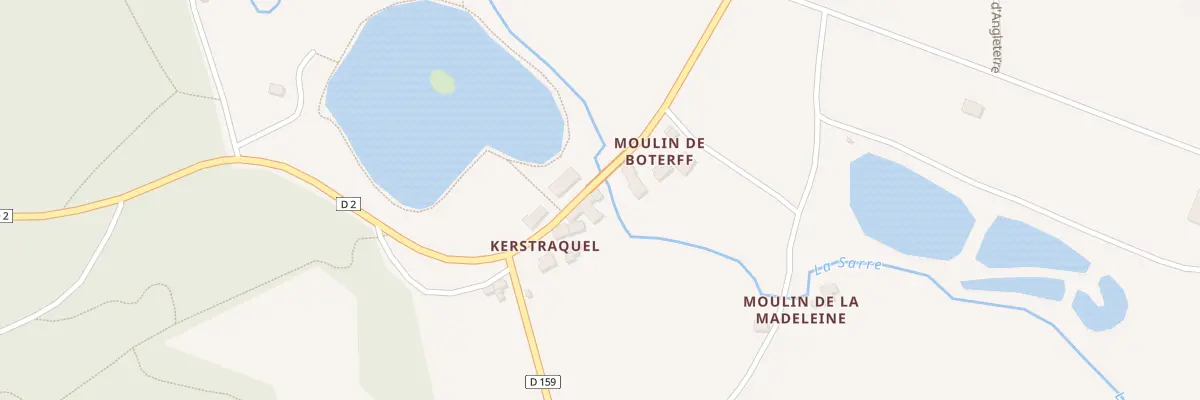 Plan du 5566 Kerstraquel à Melrand