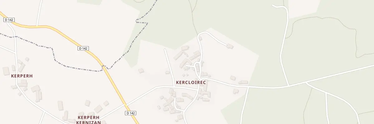 Plan du 5081 Kercloirec à Melrand