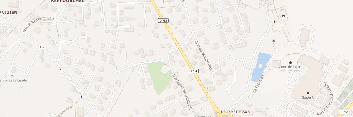 Plan du 13 Rue Jean Pierre Calloch à Plouharnel