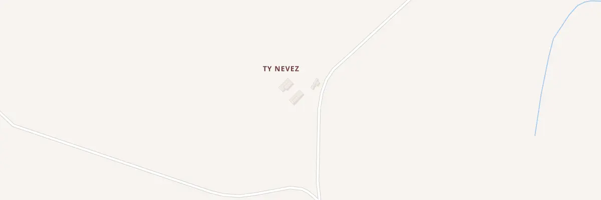 Plan du 1 Ty Nevez à Saint-Igeaux