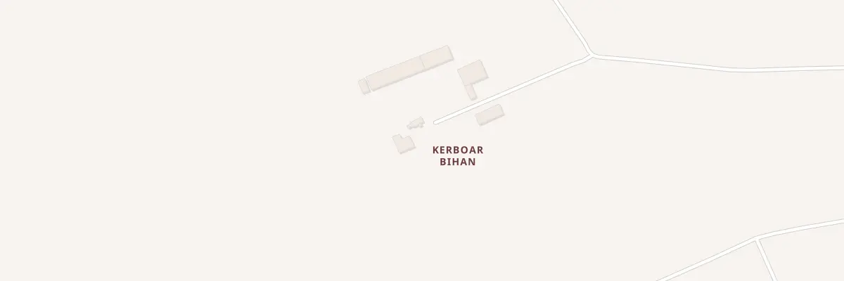 Plan du 1 Kerboar Bihan à Saint-Igeaux