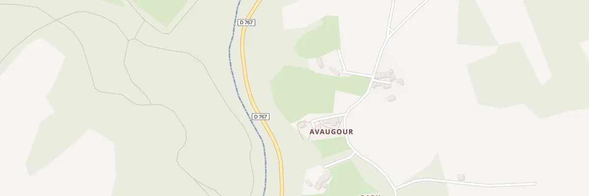 Plan du 5 Avaugour à Saint-Péver