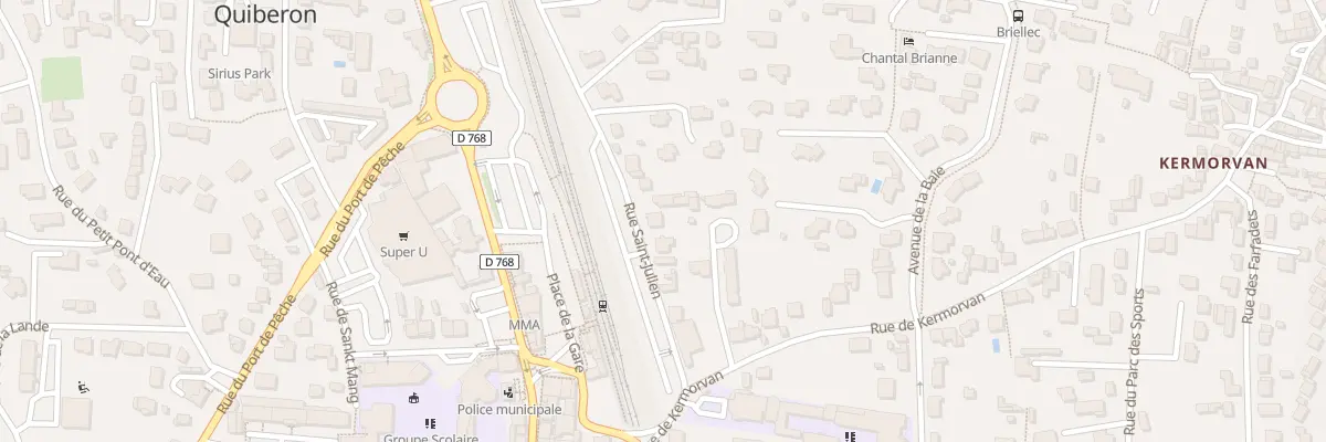 Plan du 18 Rue de Saint Julien à Quiberon