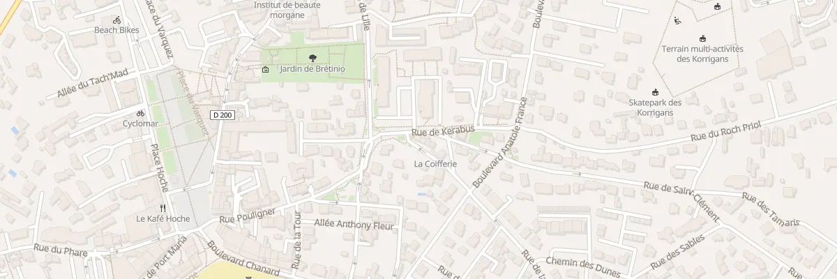 Plan du 44 Rue de la Bonne Fontaine à Quiberon